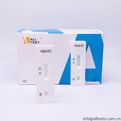 Good price Le CE a certifié l'essai rapide d'hémoglobine de Glycated (HbA 1c) dans le sang total en ligne