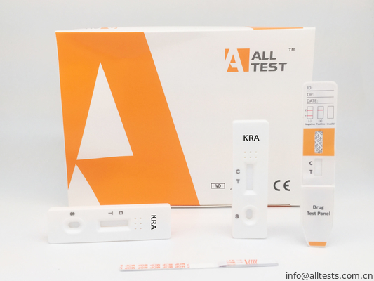 Good price Kit rapide d'essai de toxicomanie de cassette/cassette de jaugeur/d'essai de Kratom exactitude de panneau (urine) avec du CE en ligne