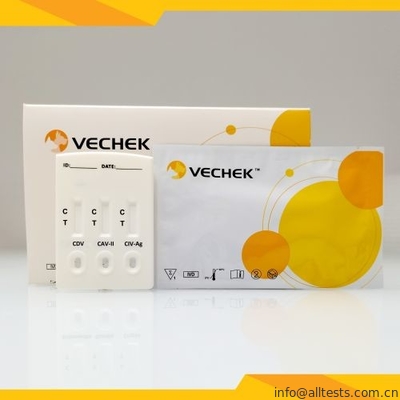 Good price CDV + CAV - sécrétions rapides combinées de cassette d'essai de l'antigène II + CIV en ligne