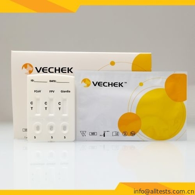 Good price FCoV + FPV + spécimen rapide combiné de résidus d'essai d'antigène de Lamblia de Giardia en ligne