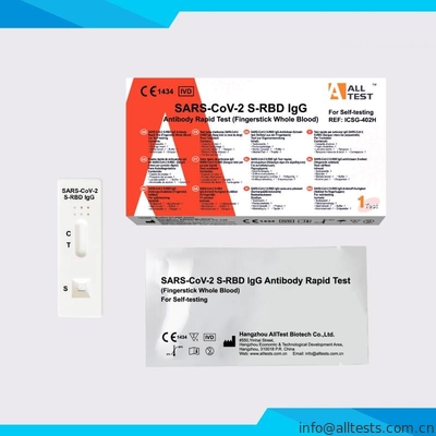 Good price Essai rapide d'anticorps de l'essai Covid-19 d'anticorps de SARS-CoV-2 S-RBD IgG en ligne